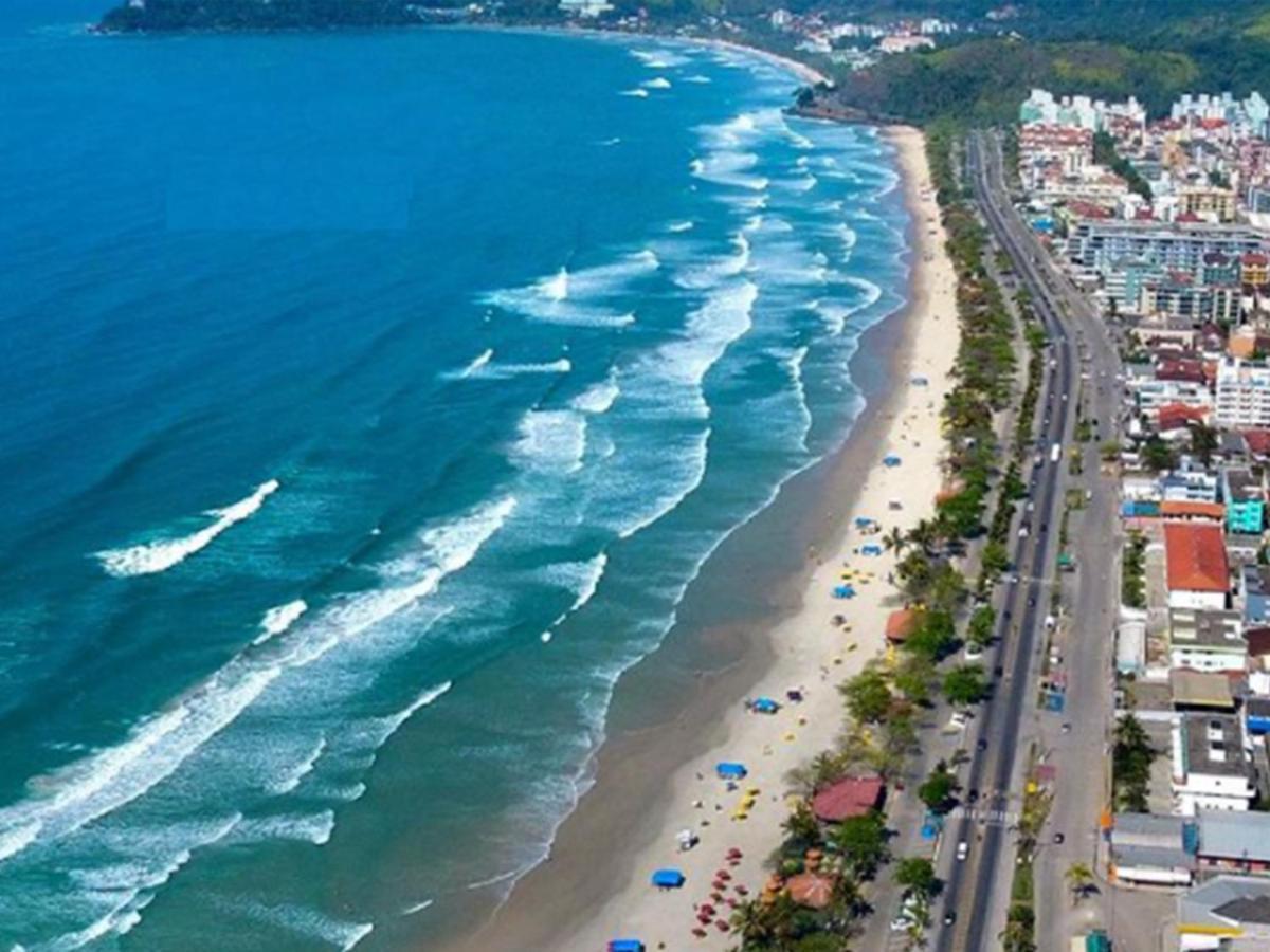 Apartamento Ubatuba Próxima a Praia Grande com Wifi Exterior foto